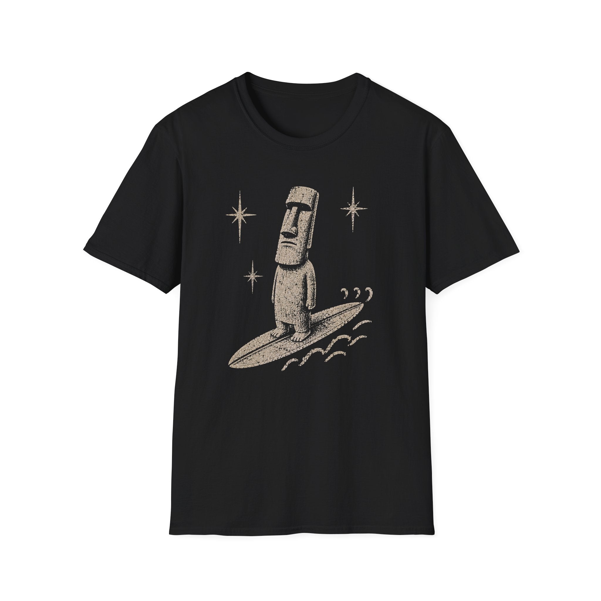 Cosmic Moai Tiki Surfer