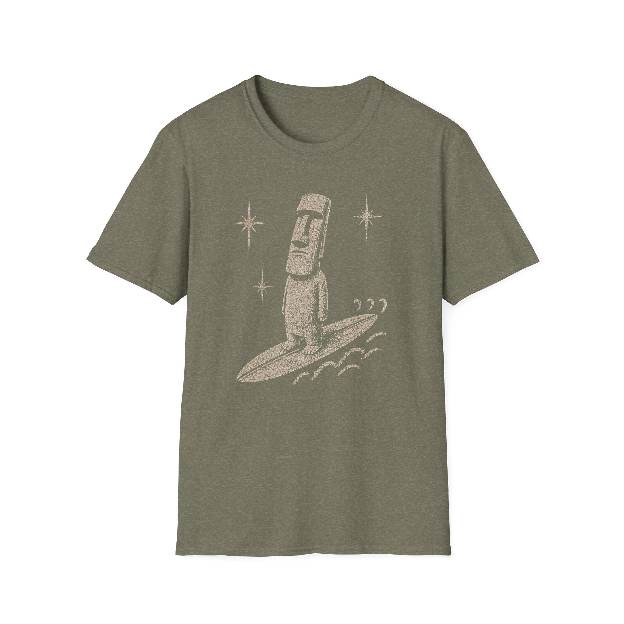 Cosmic Moai Tiki Surfer