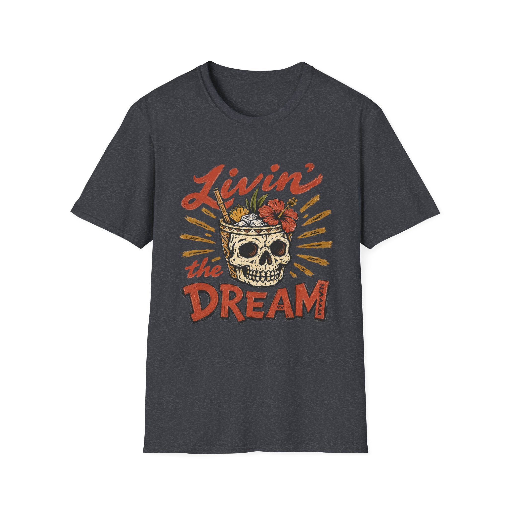Livin the Dream Tiki Skull