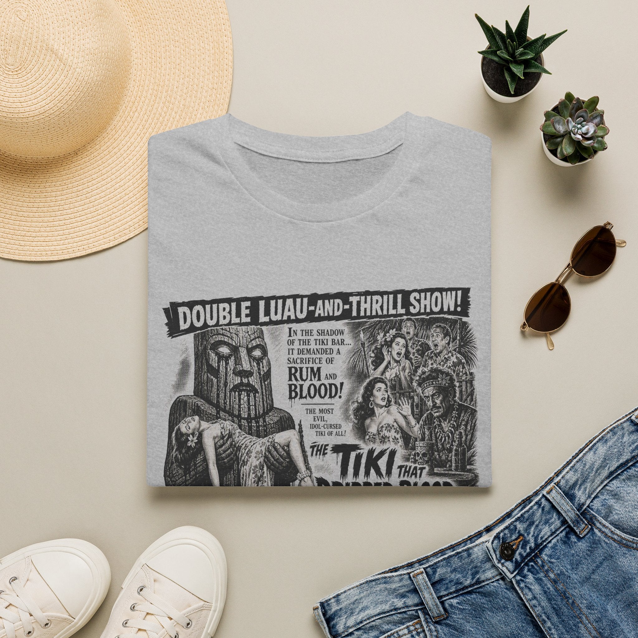 Tiki Dripped Blood Tee