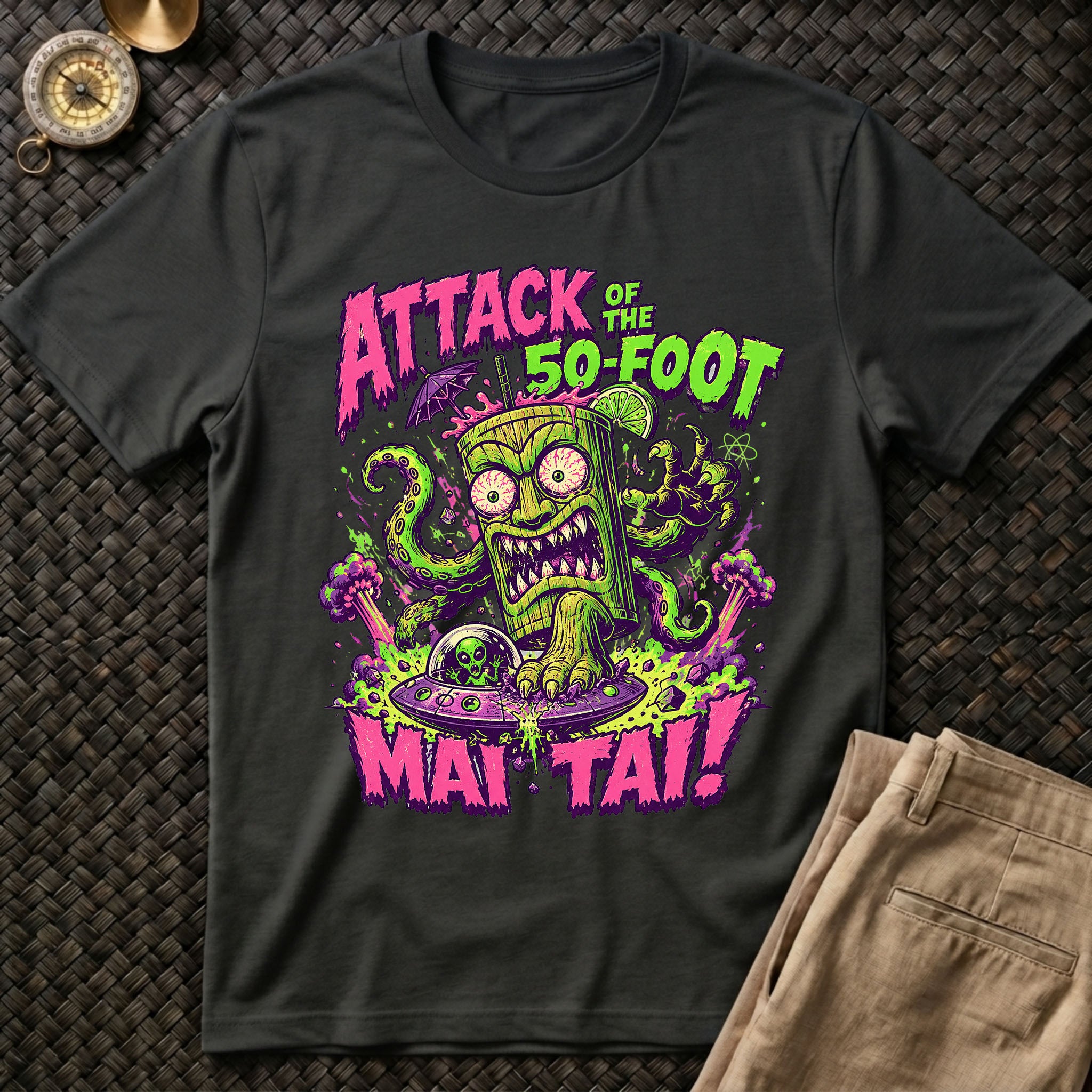 Attack of the 50 foot Mai Tai T-Shirt