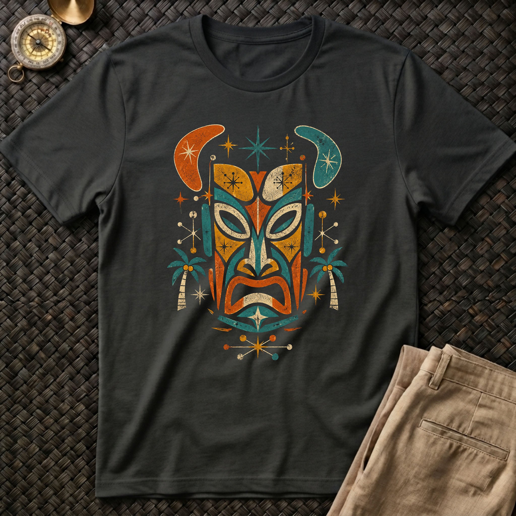 Atomic Tiki Mask T-Shirt