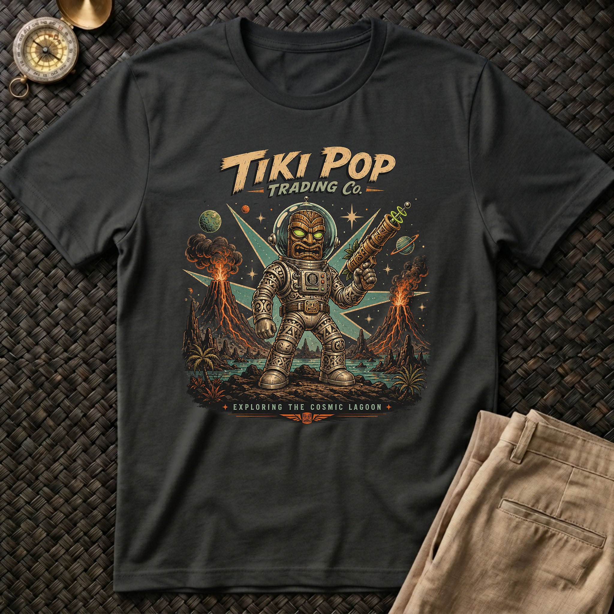 Tiki Pop Trading Co Exploring T-Shirt