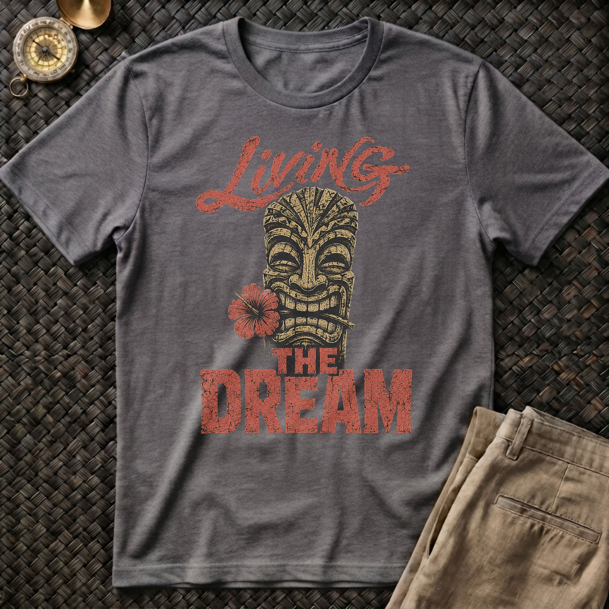 Livin the Dream Tiki T-Shirt