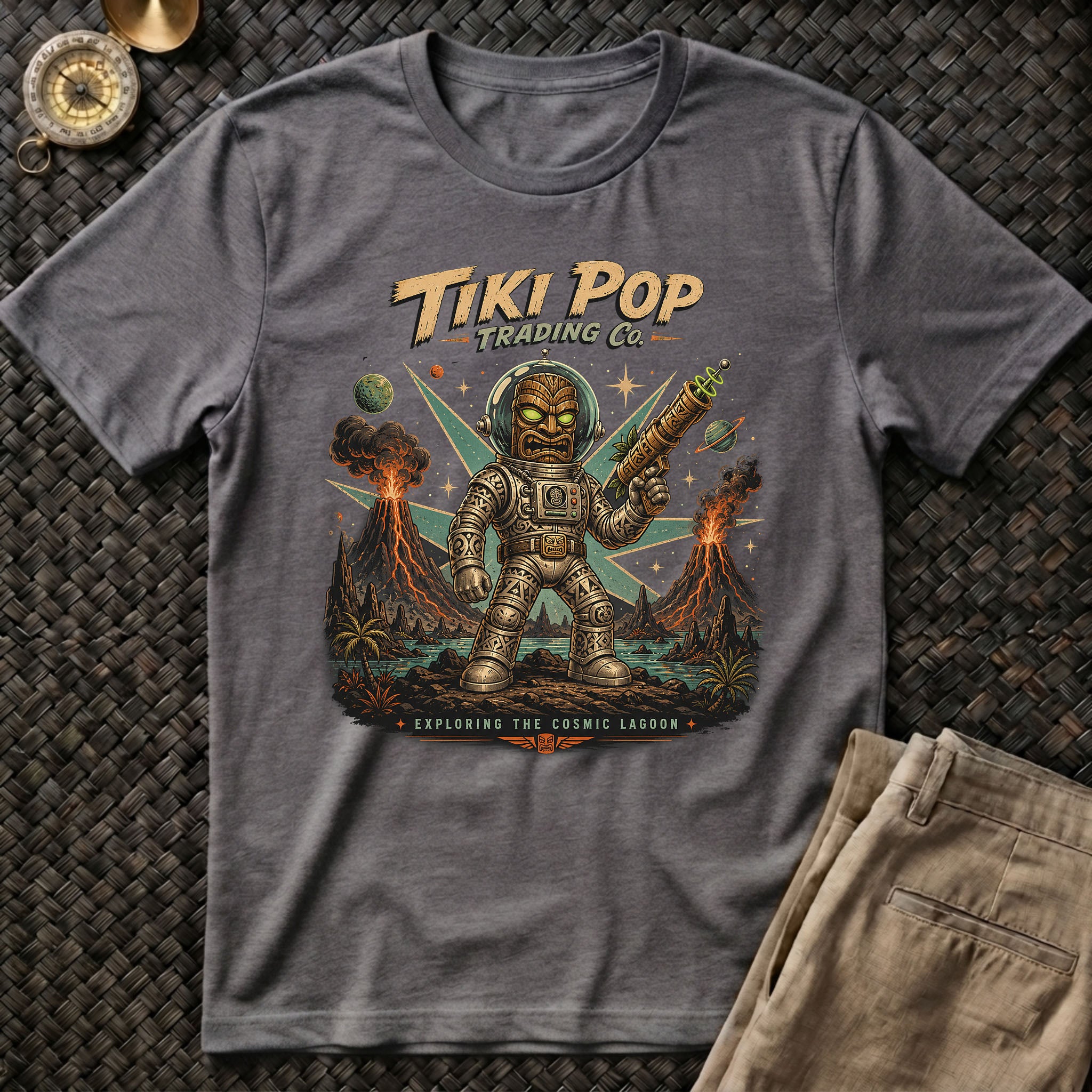 Tiki Pop Trading Co Exploring T-Shirt