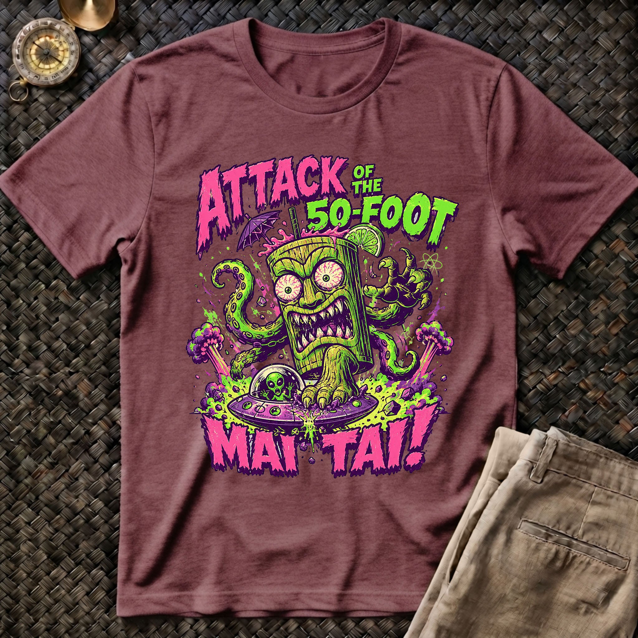 Attack of the 50 foot Mai Tai T-Shirt