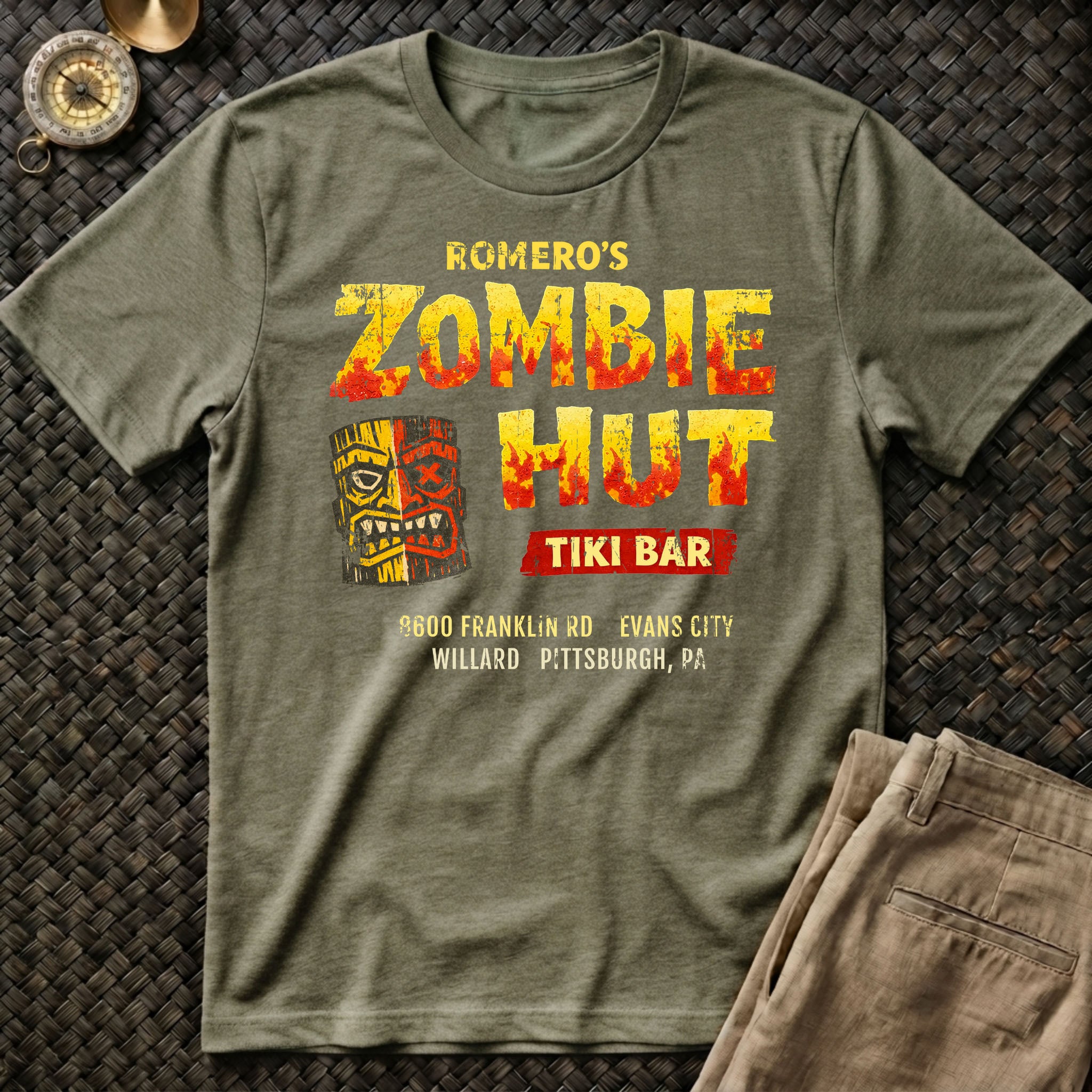 Romeros Zombie Hut T-Shirt