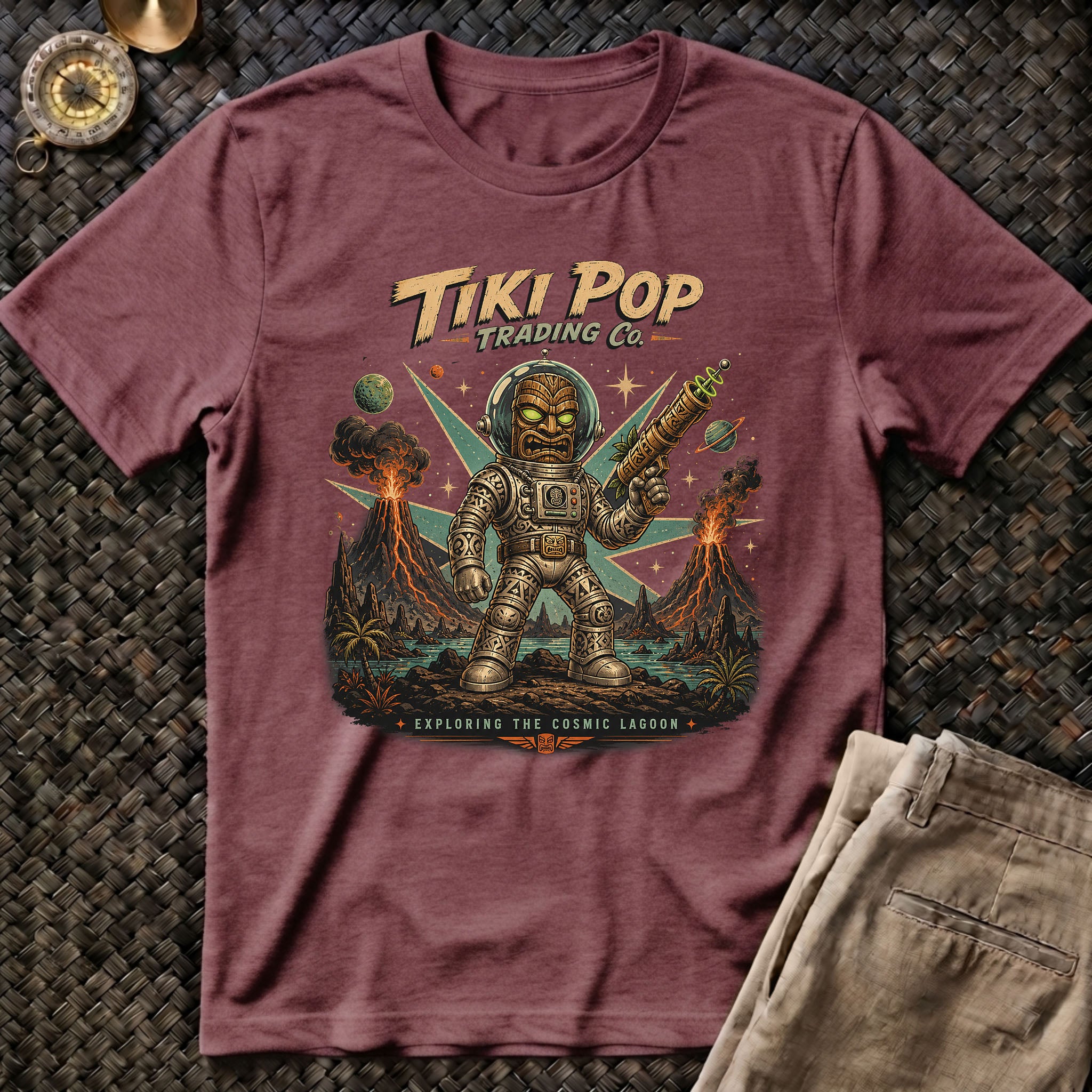 Tiki Pop Trading Co Exploring T-Shirt