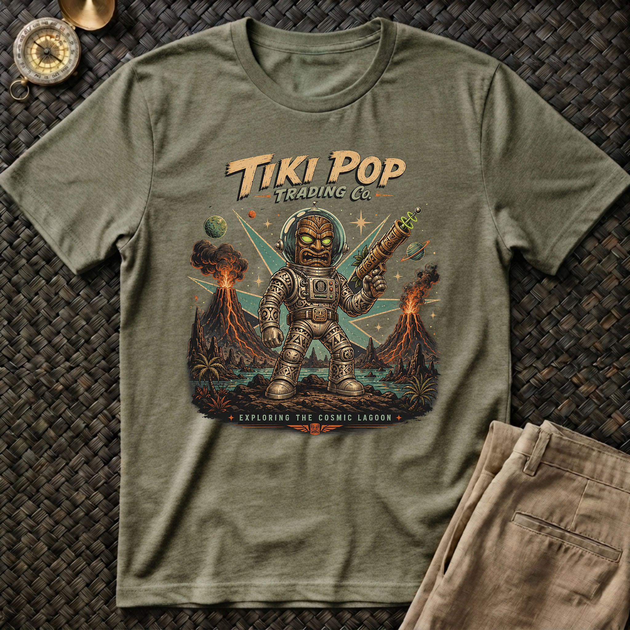 Tiki Pop Trading Co Exploring T-Shirt