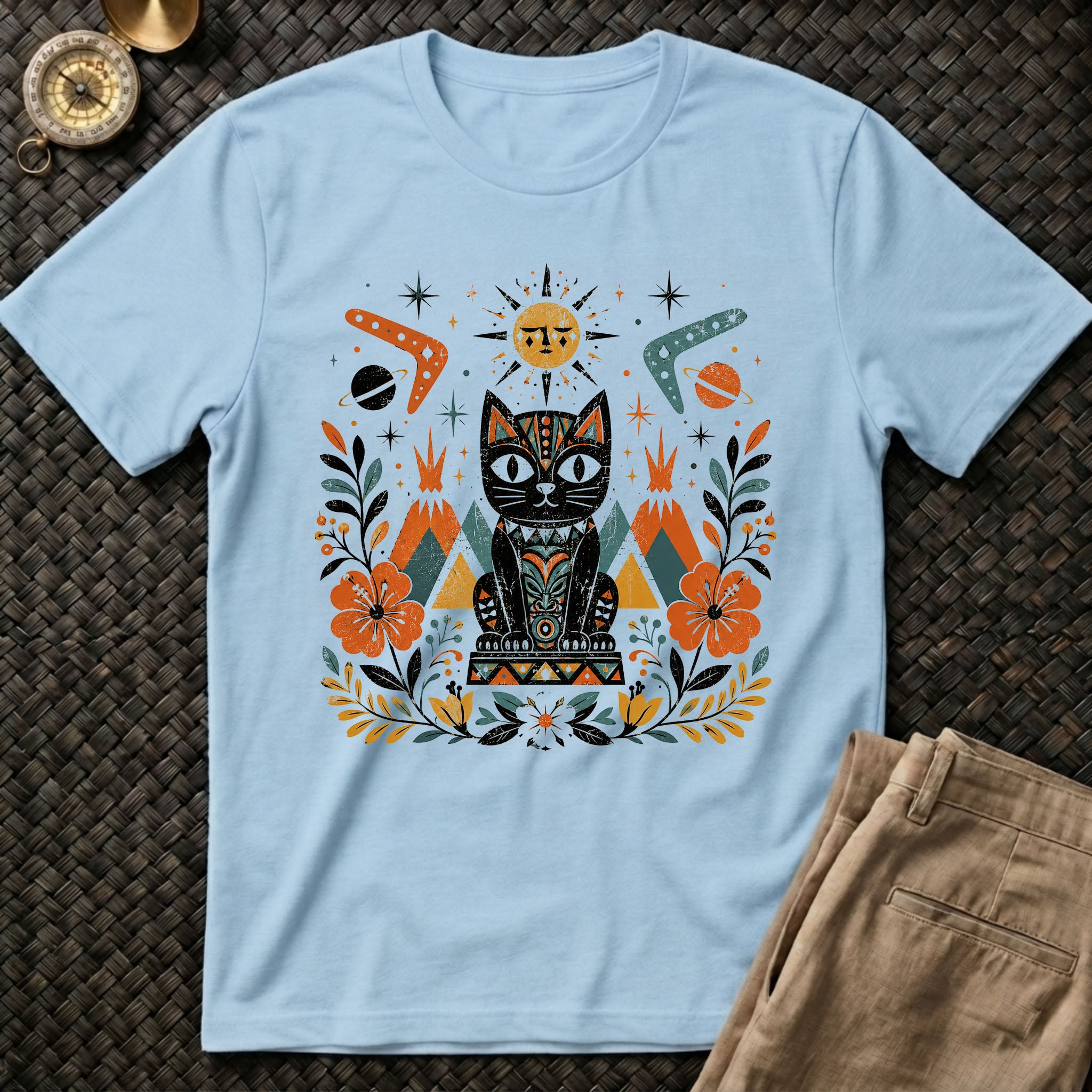 Tiki Cat T-Shirt