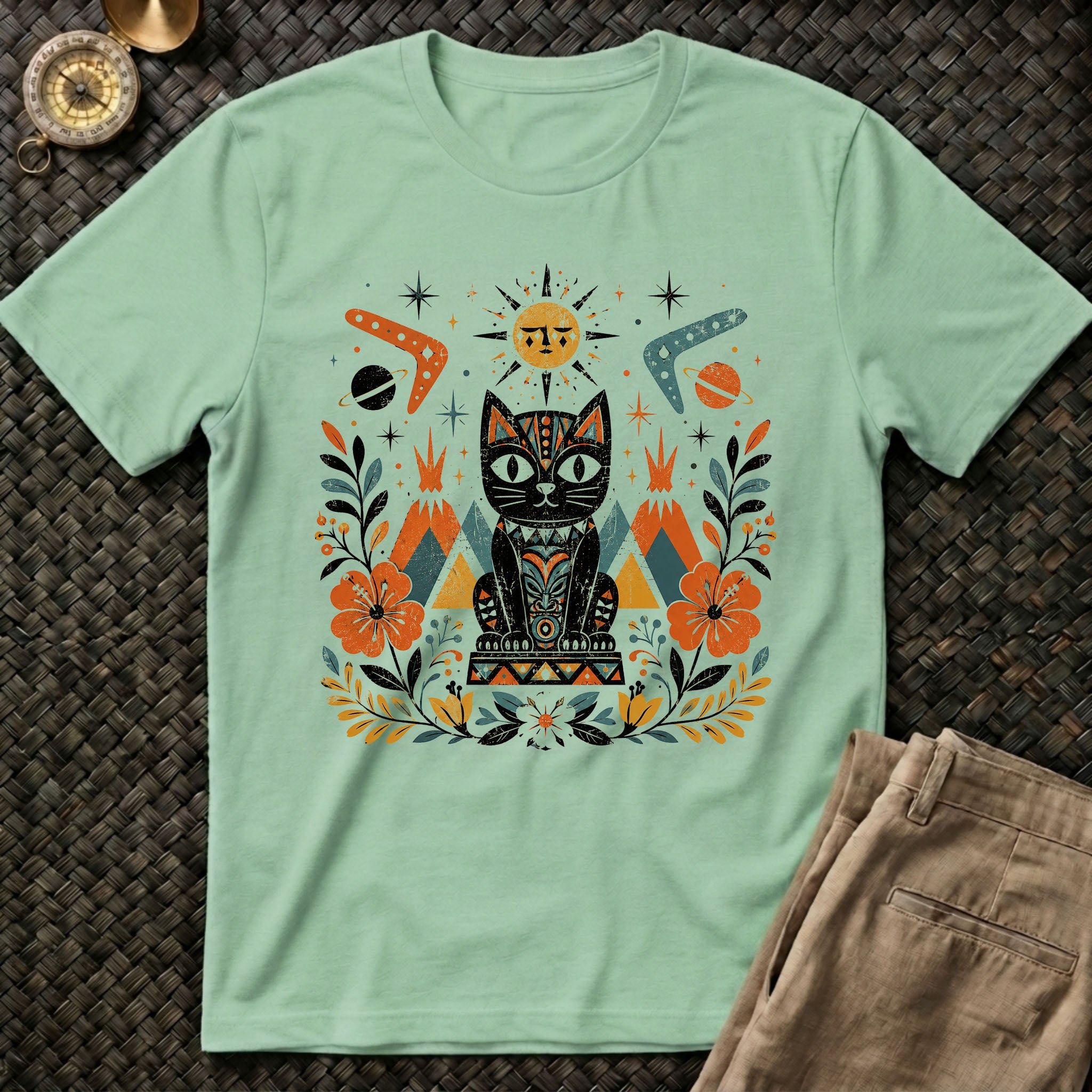 Tiki Cat T-Shirt