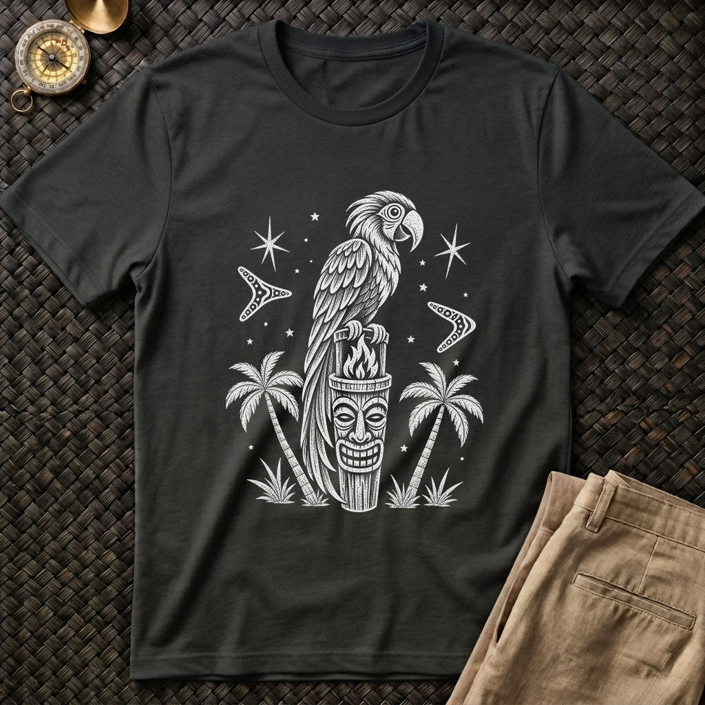 Tiki Parrot T-Shirt
