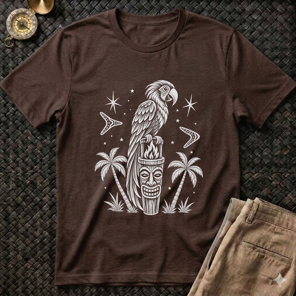 Tiki Parrot T-Shirt