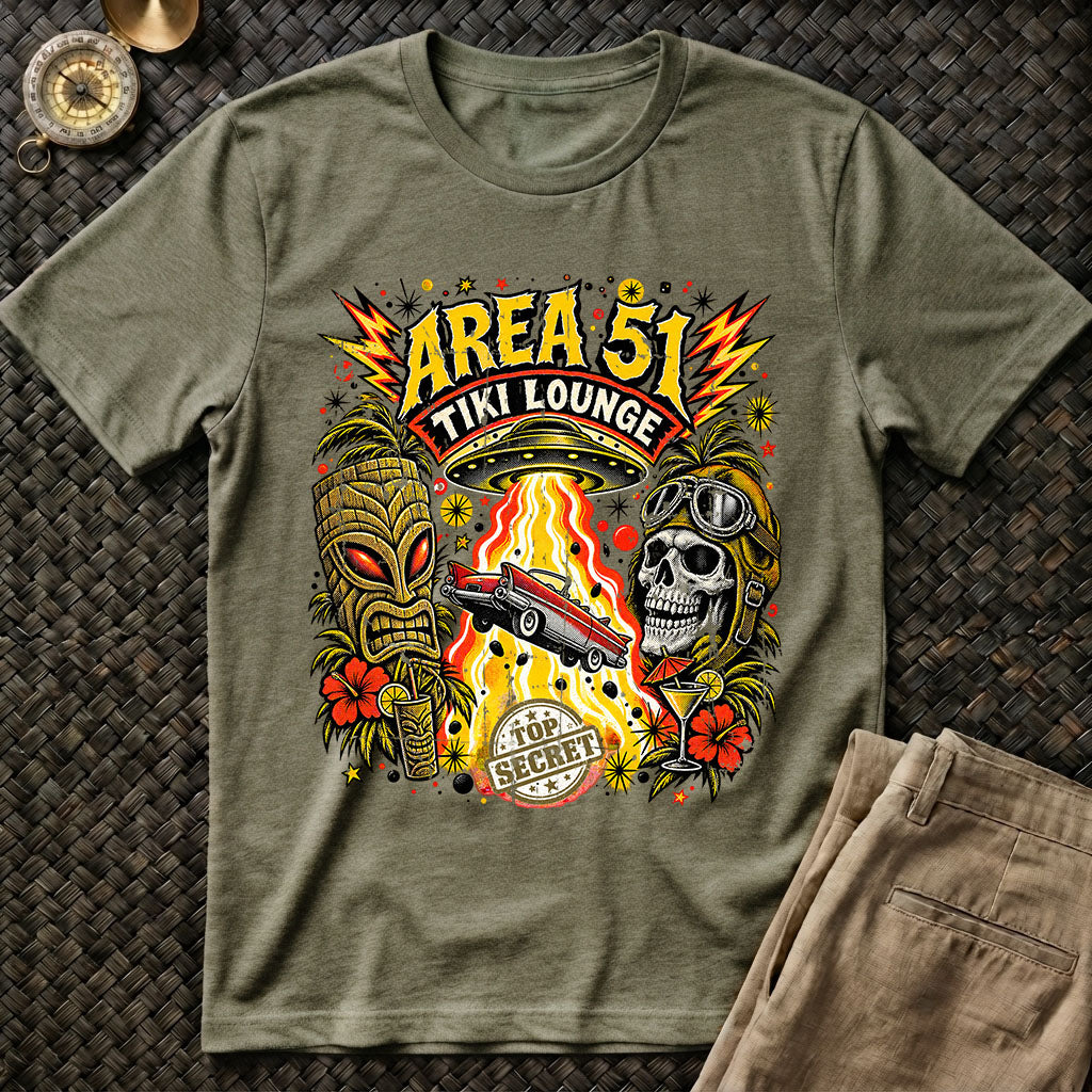 Area 51 Tiki Lounge Tee