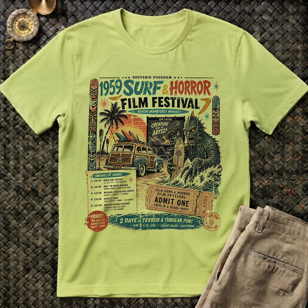 Surf & Horror Film Fest Tee