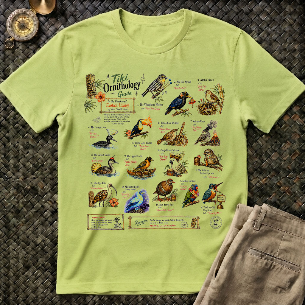 Tiki Ornithology Taxonomy Tee