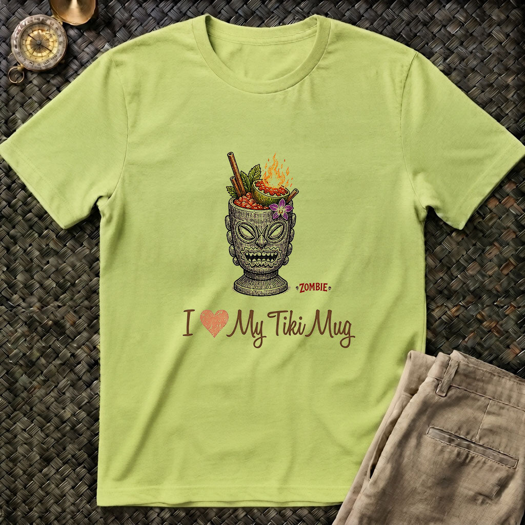 I ❤️ Tiki Mug Zombie Tee
