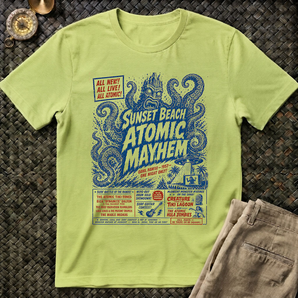 Sunset Beach Atomic Mayhem Tee