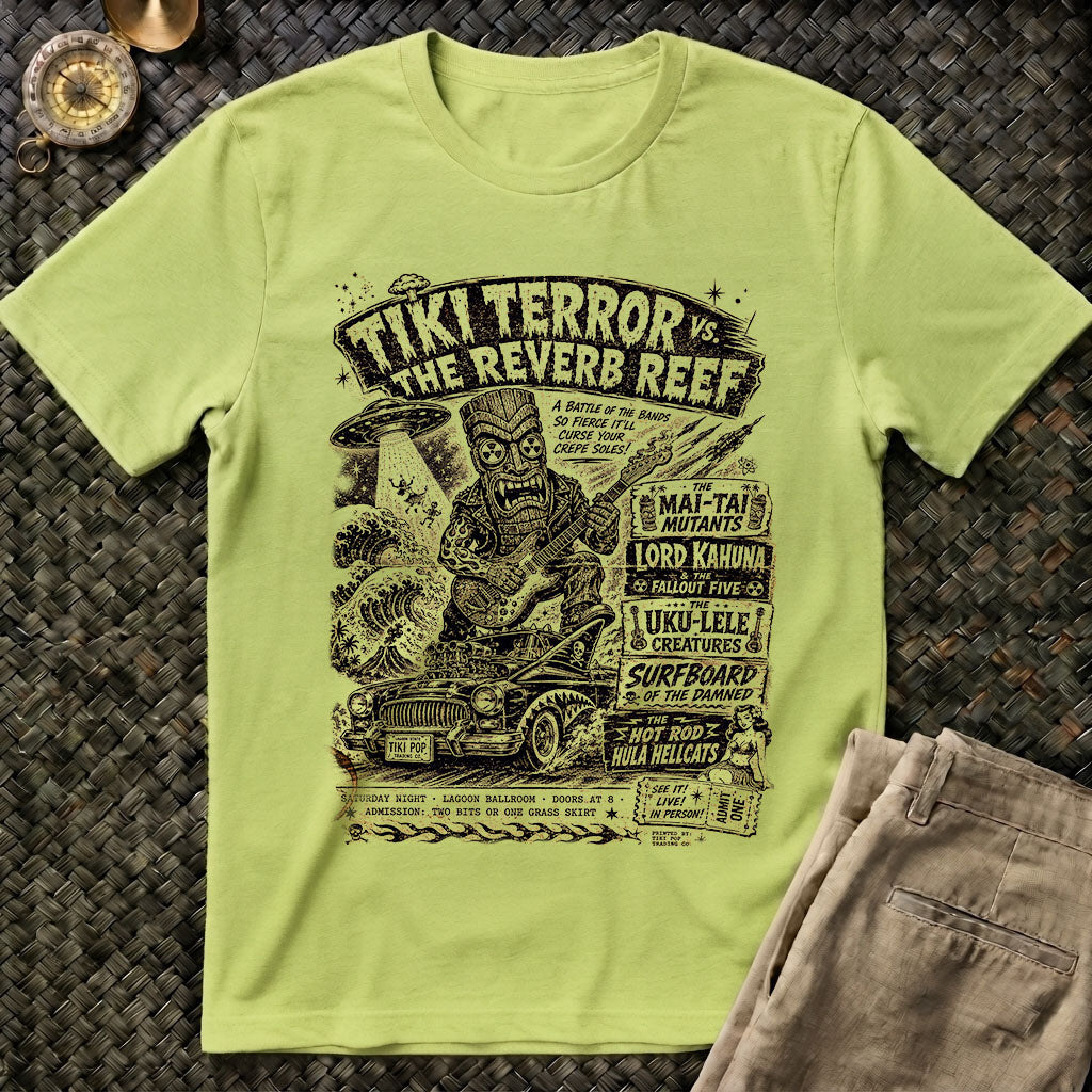 Tiki Terror vs. Reverb Reef Tee