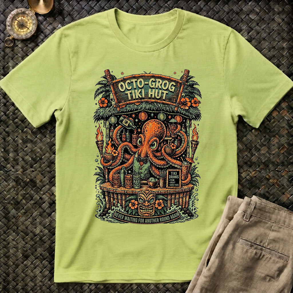 Octo Grog Tiki Hut Tee