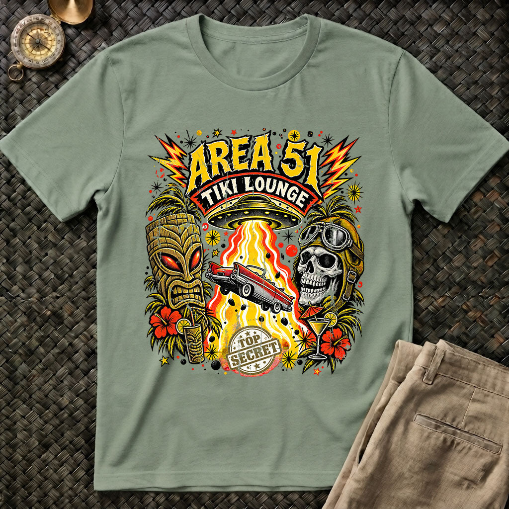 Area 51 Tiki Lounge Tee