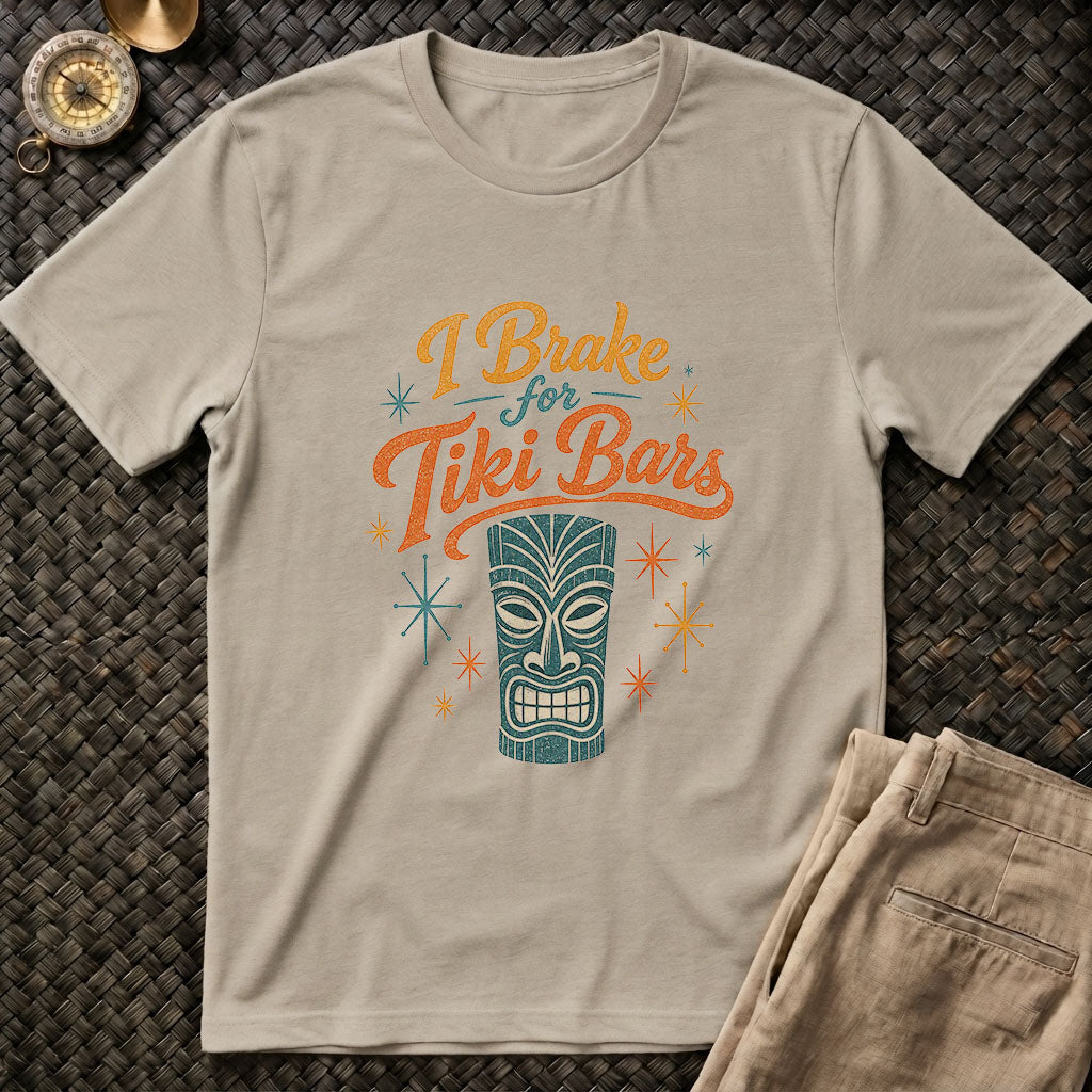 I Brake For Tiki Bars Tee