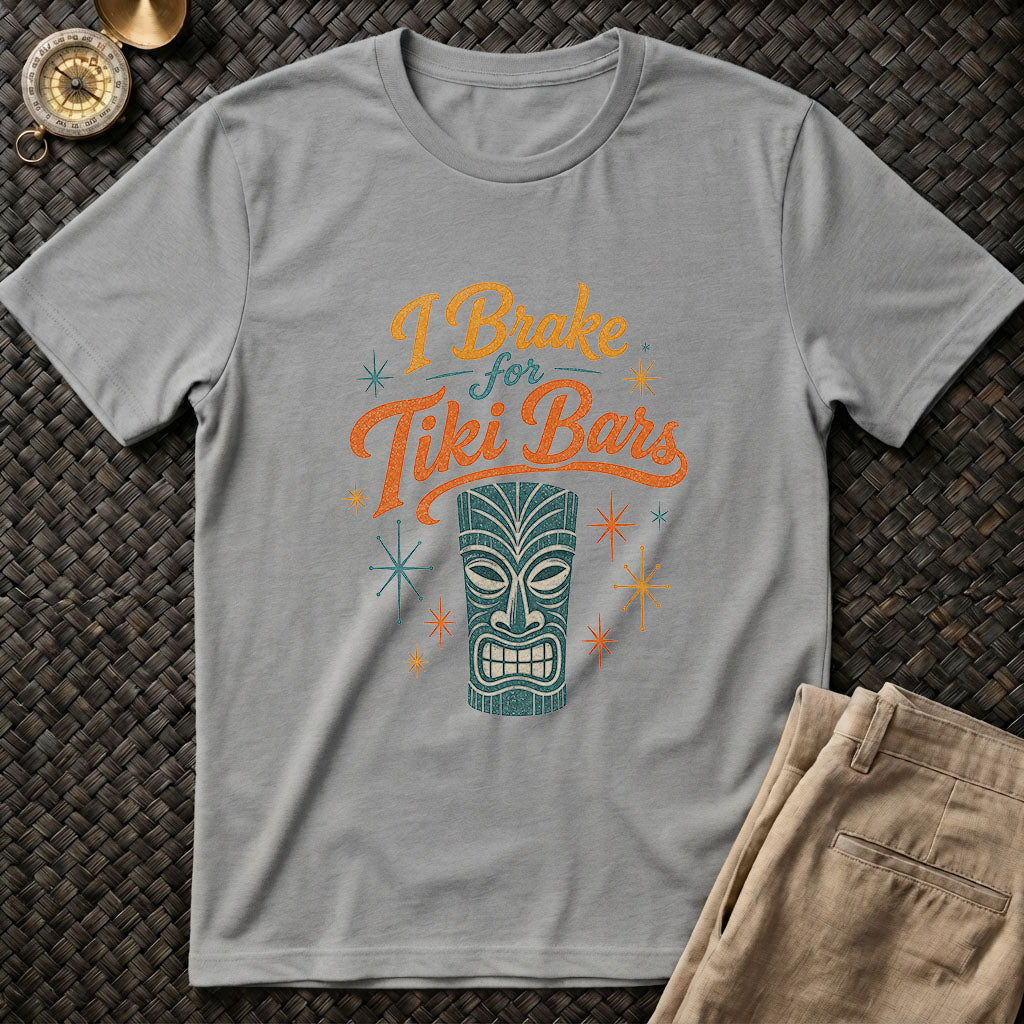 I Brake For Tiki Bars Tee