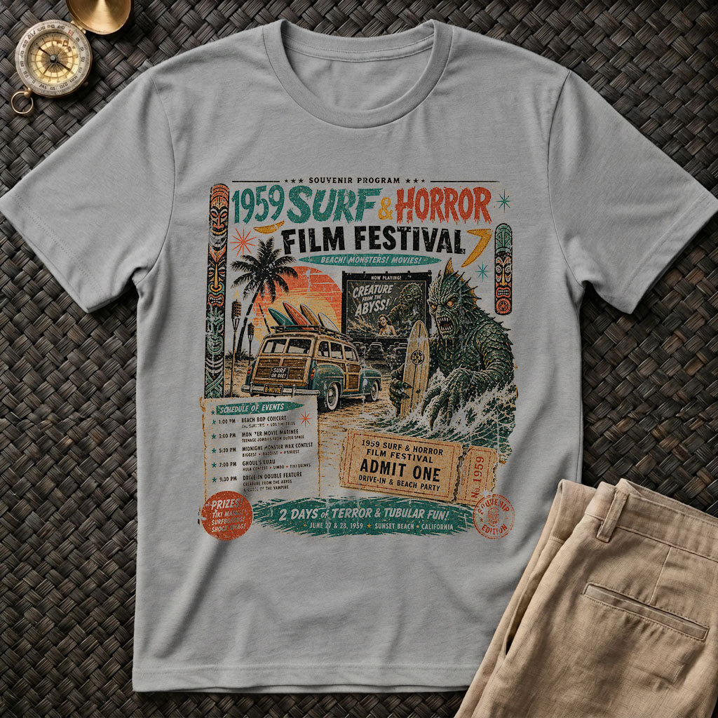 Surf & Horror Film Fest Tee