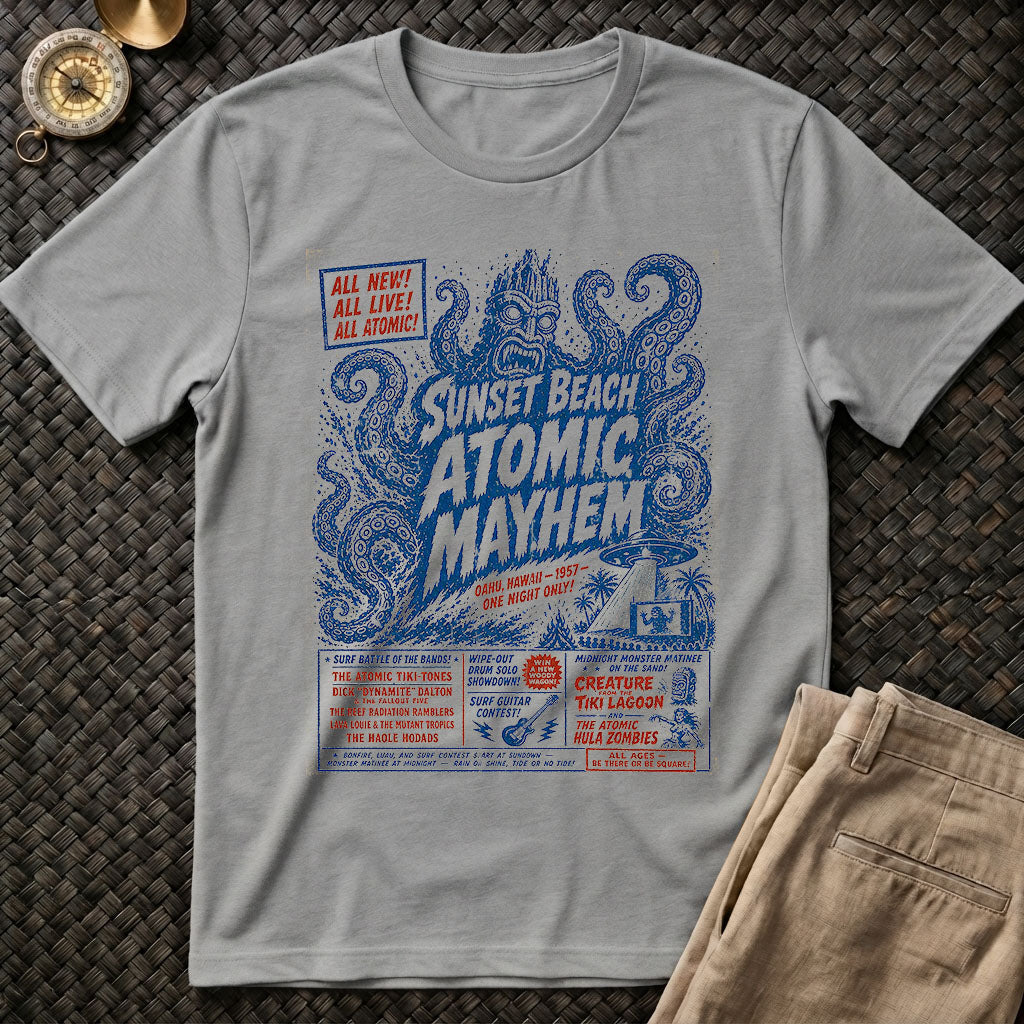 Sunset Beach Atomic Mayhem Tee