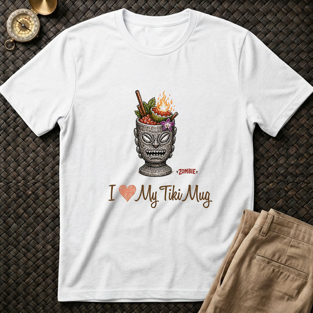 I ❤️ My Tiki Mug - Zombie Tee