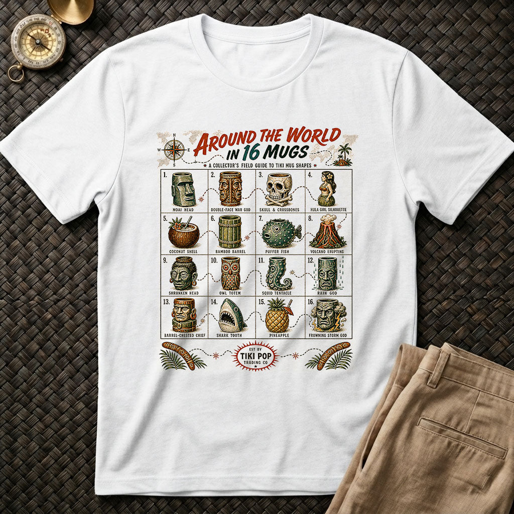 Around the World in Tiki Mugs Tee