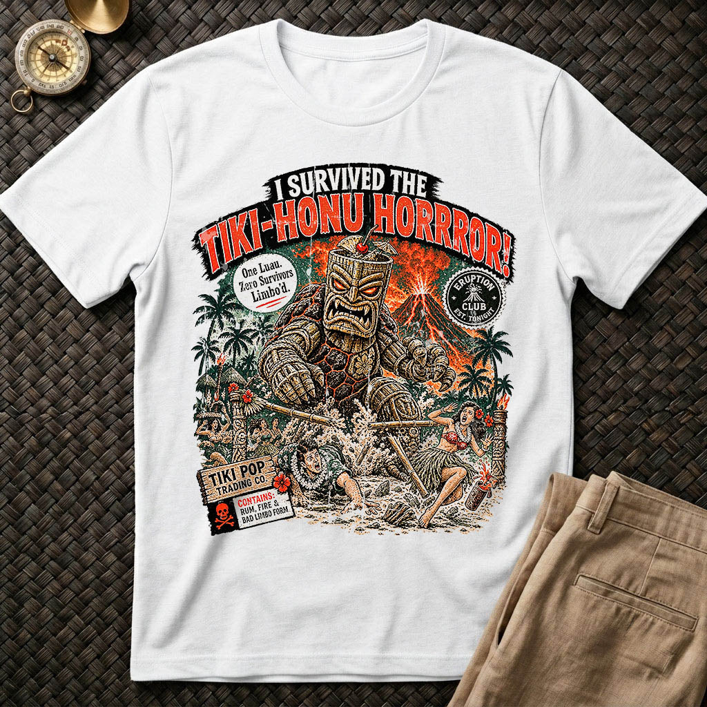 Tiki Honu Horror T-Shirt