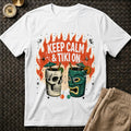 Keep Calm Tiki On T-Shirt