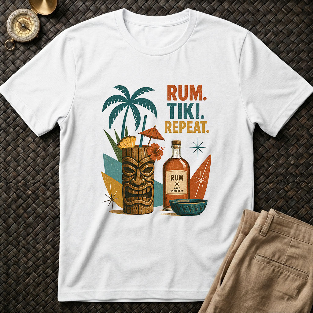 Rum Tiki Repeat T-Shirt