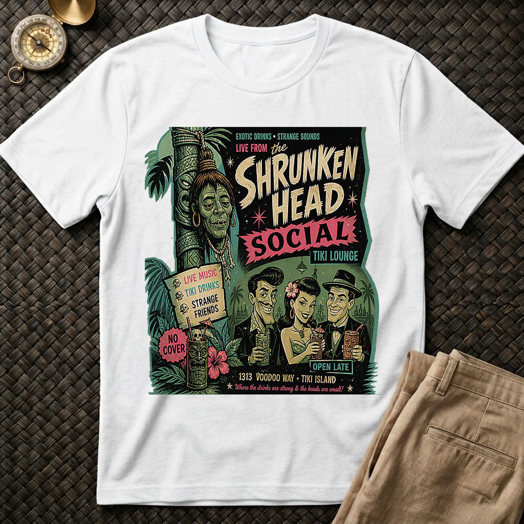 Shrunken Head Social Tee