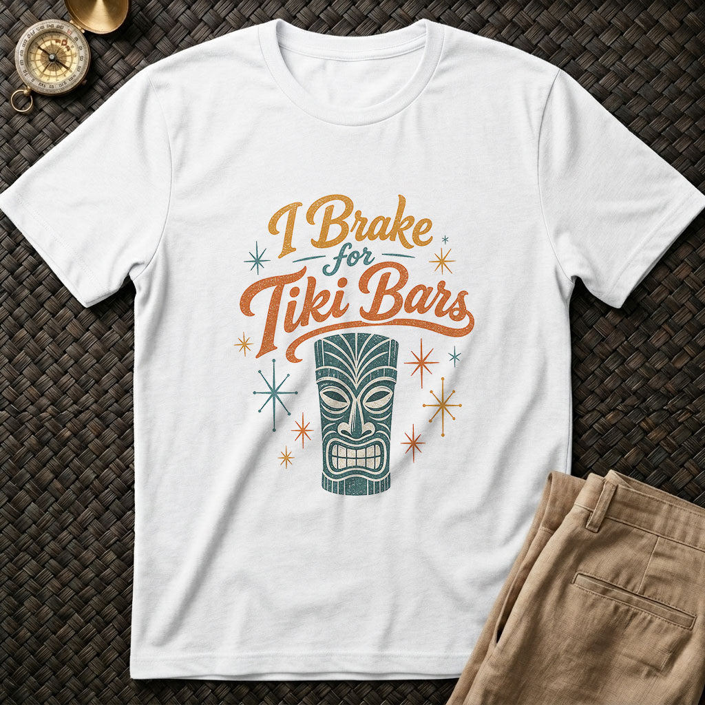 I Brake For Tiki Bars Tee