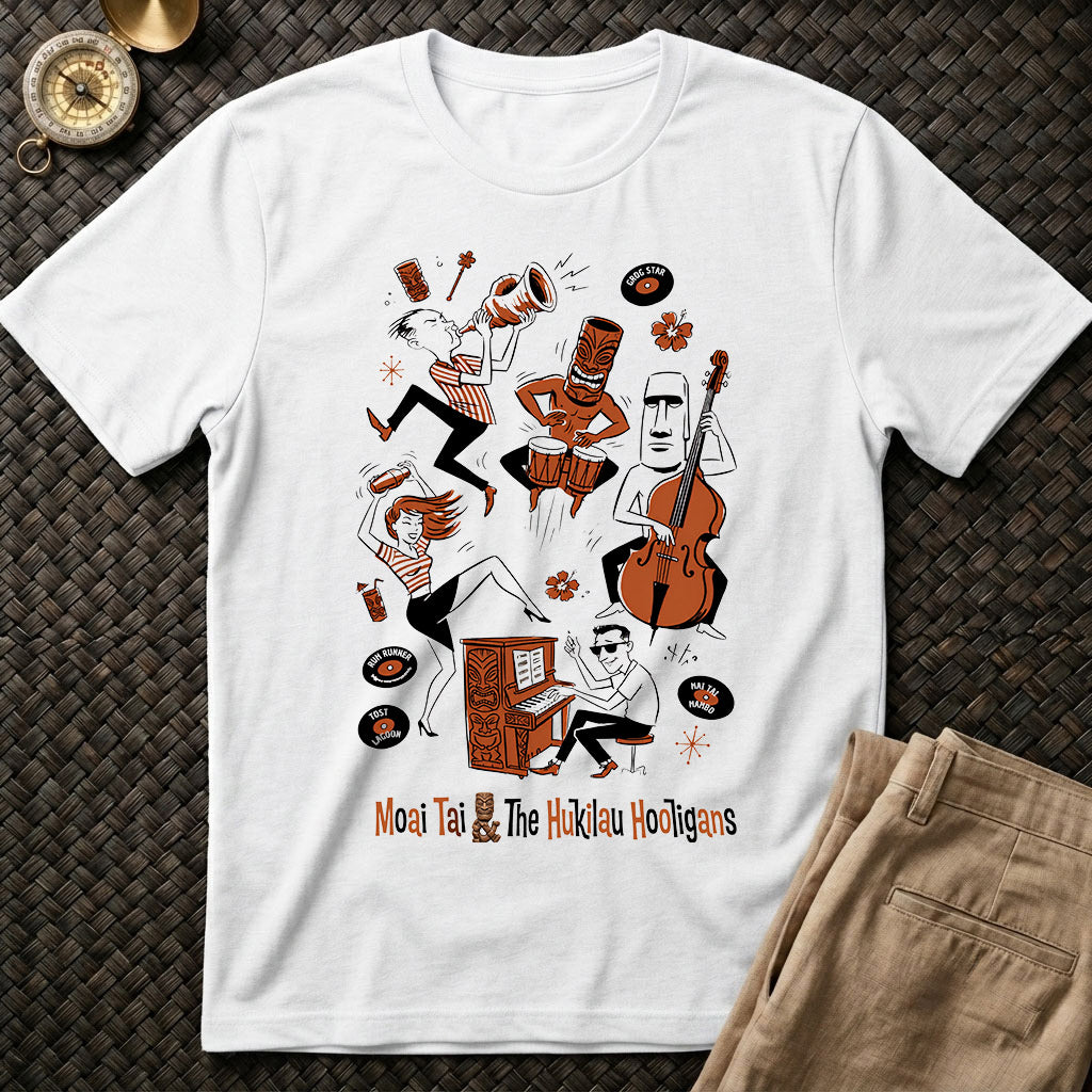 Moai Tai Hukilau Hooligans Tee