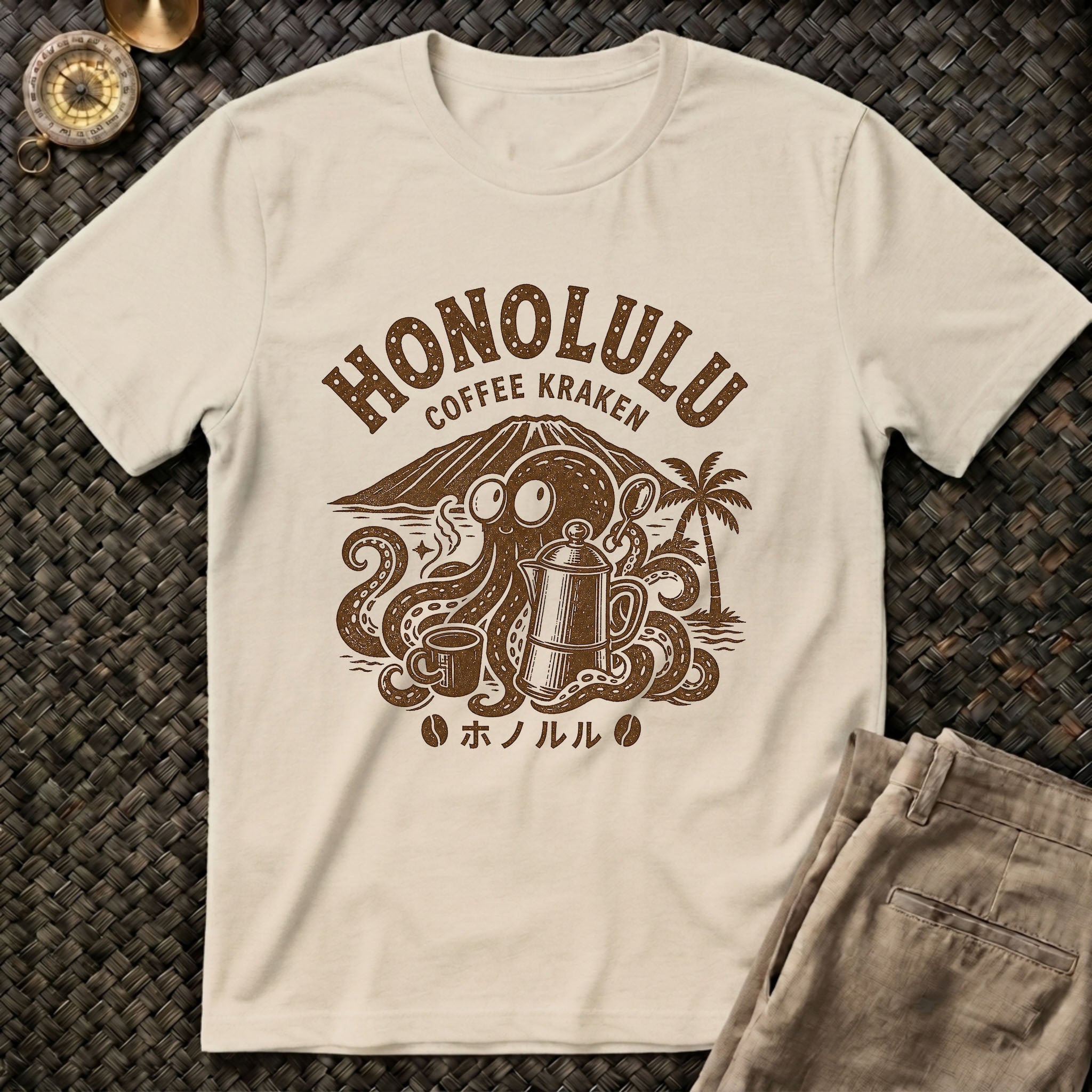 Honolulu Coffee Kraken T-Shirt