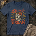 Livin the Dream Skull Tee