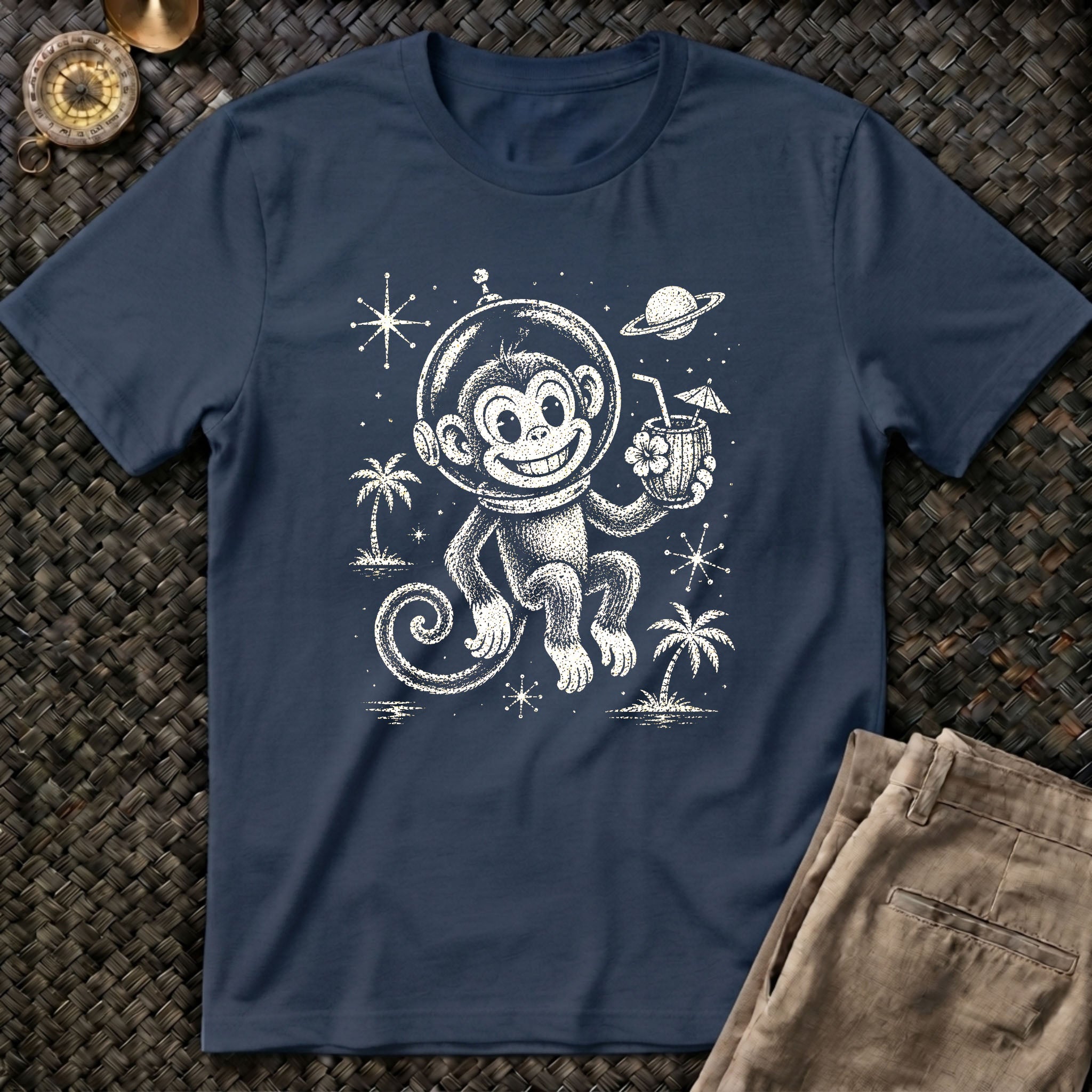 Cosmic Tiki Monkey T-Shirt