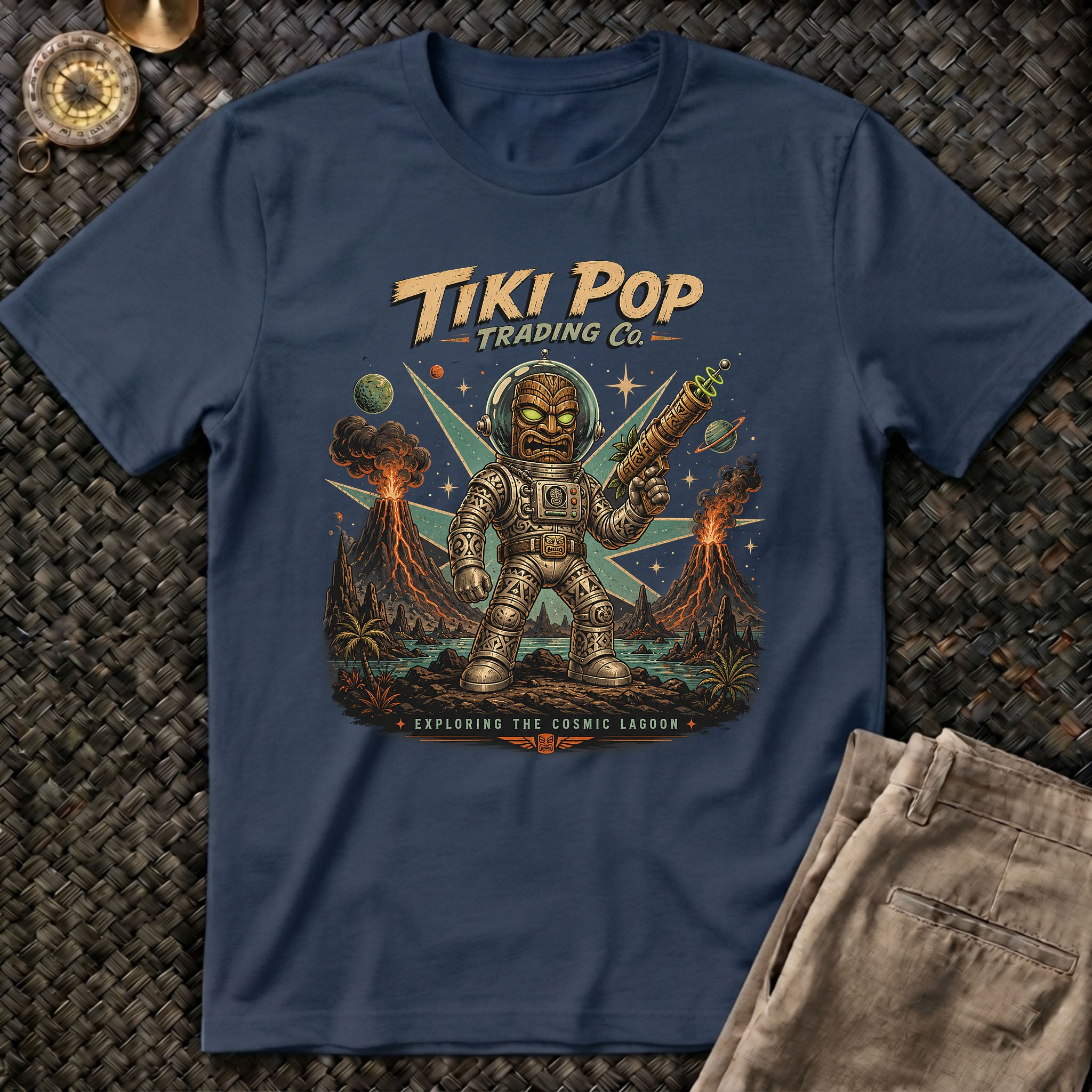 Tiki Pop Trading Co Exploring T-Shirt