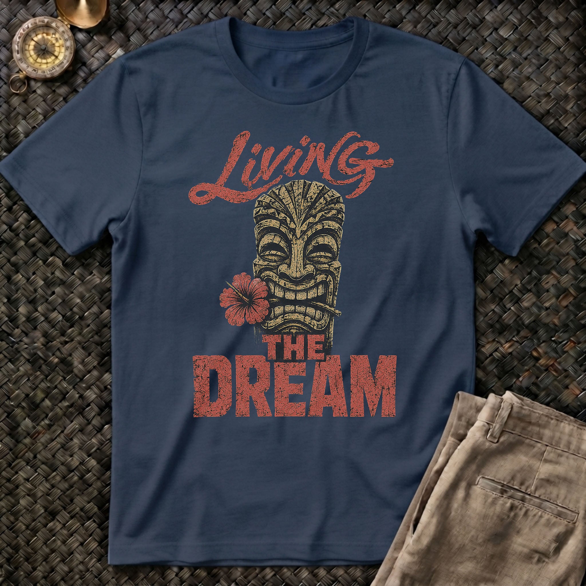 Livin the Dream Tiki T-Shirt