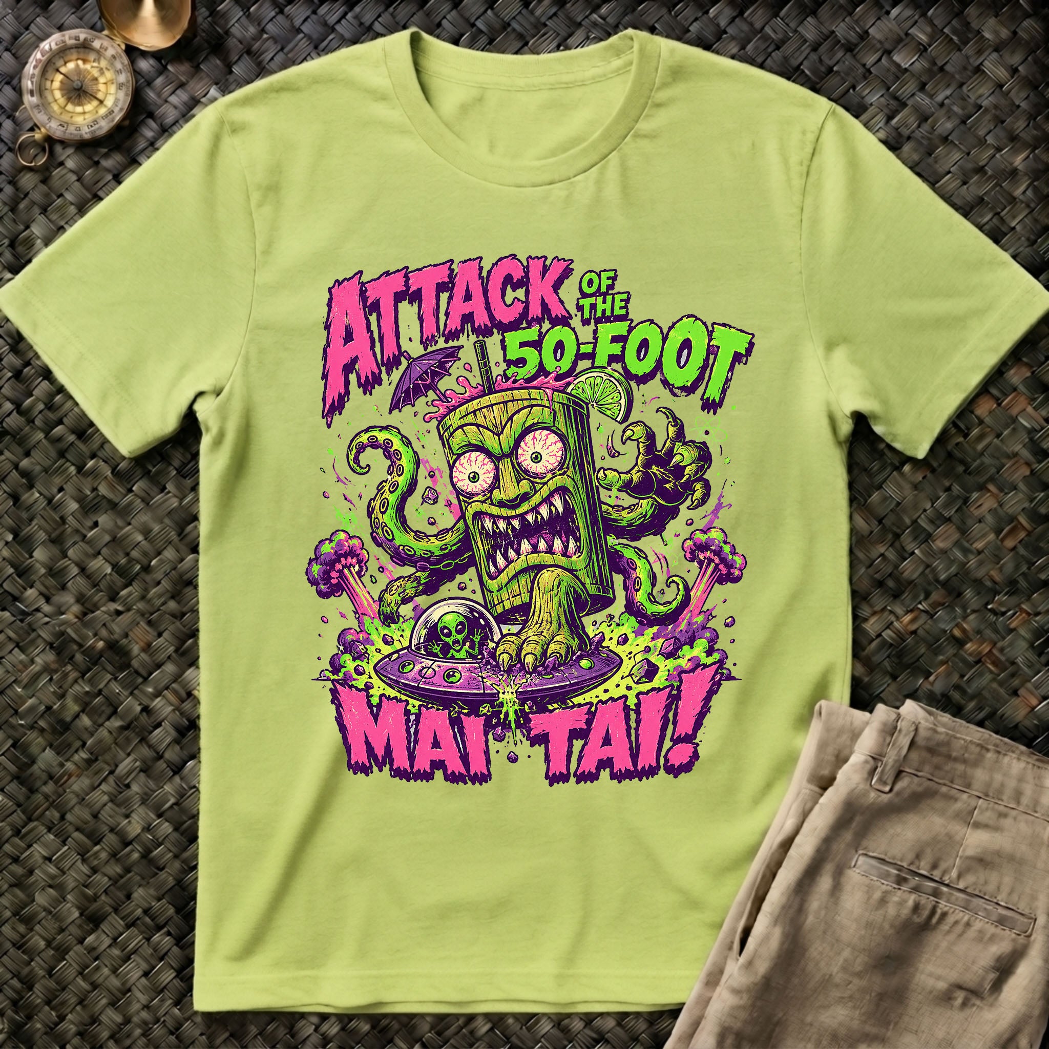 Attack of the 50 foot Mai Tai T-Shirt