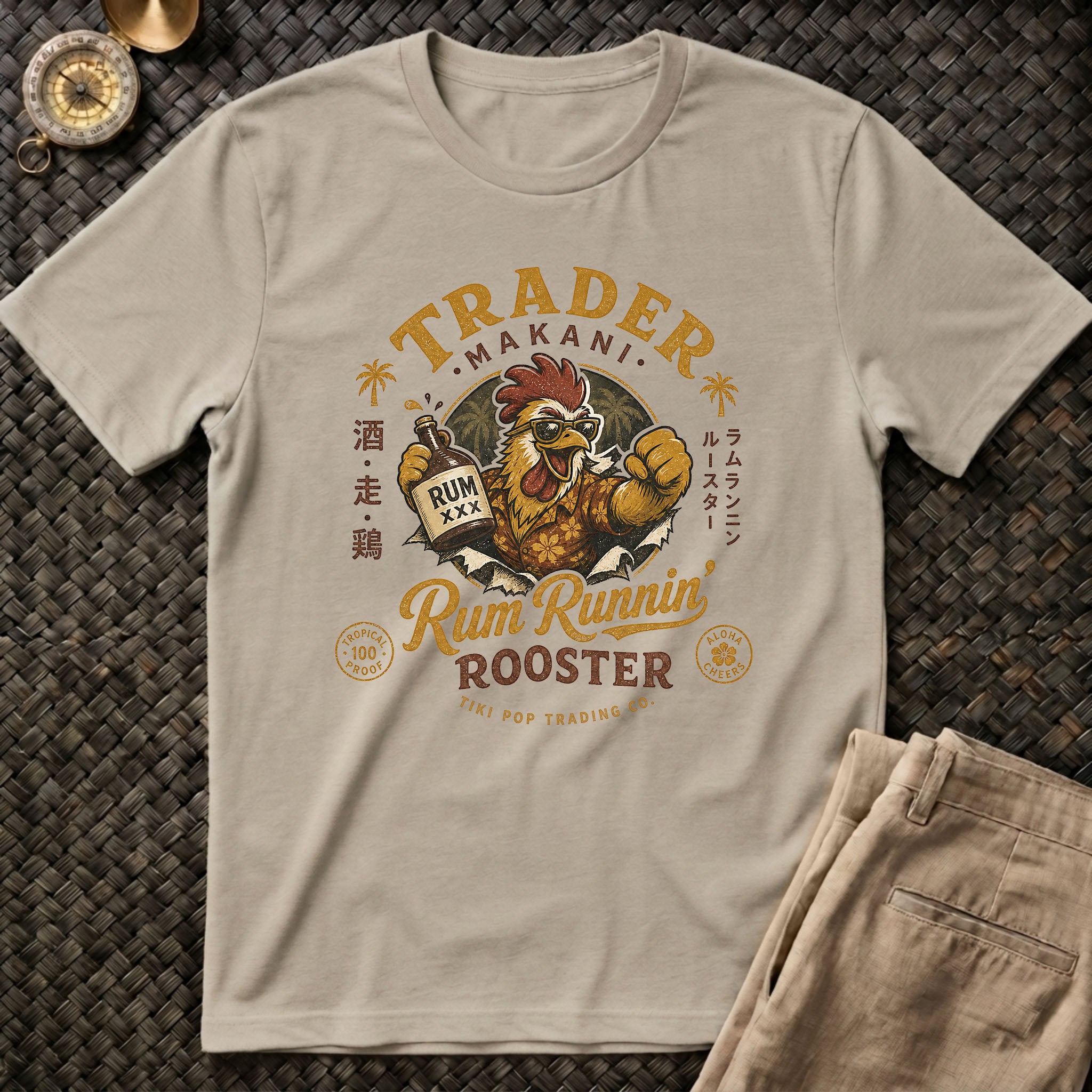 Rum Runnin' Rooster T-Shirt
