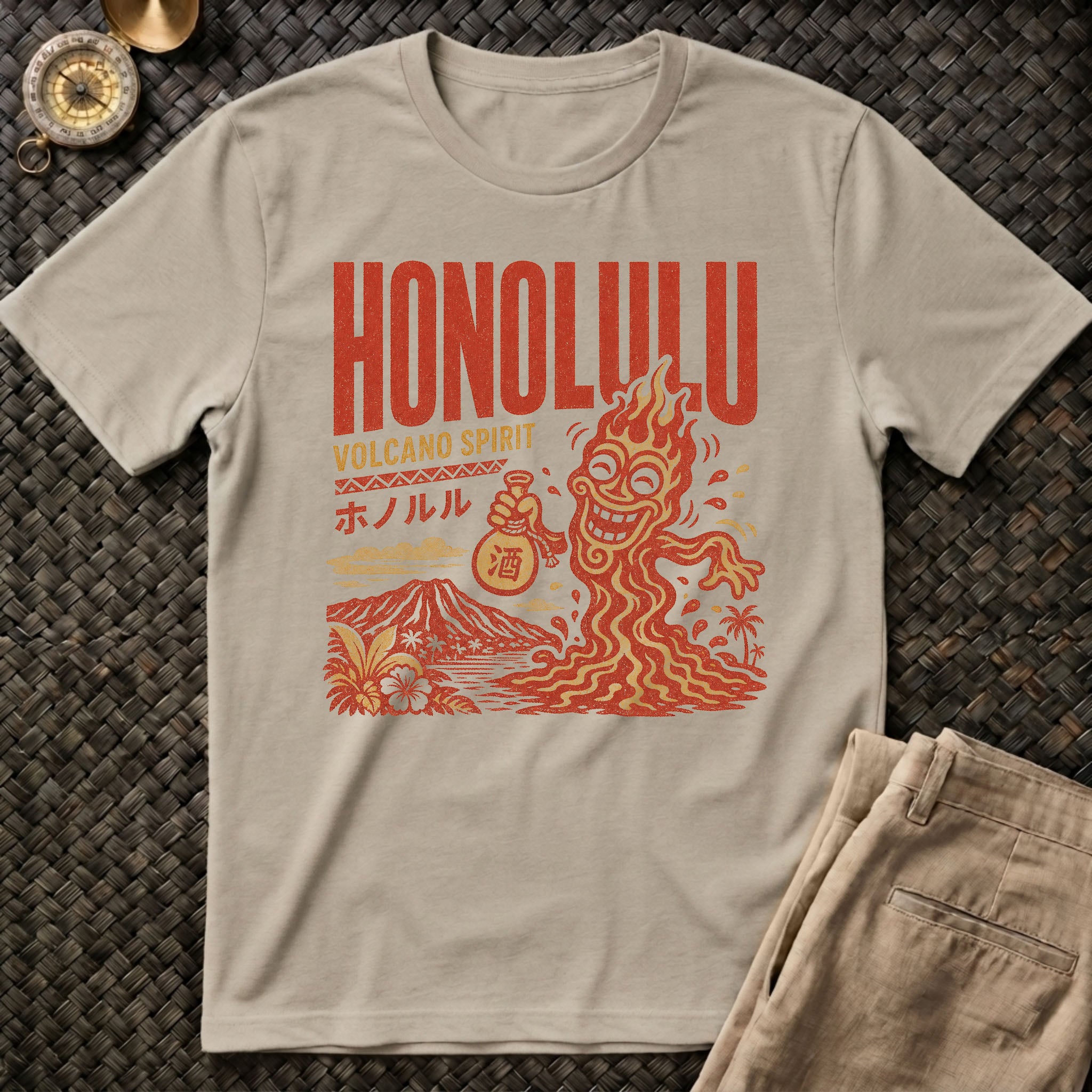 Honolulu Volcano Spirit T-Shirt