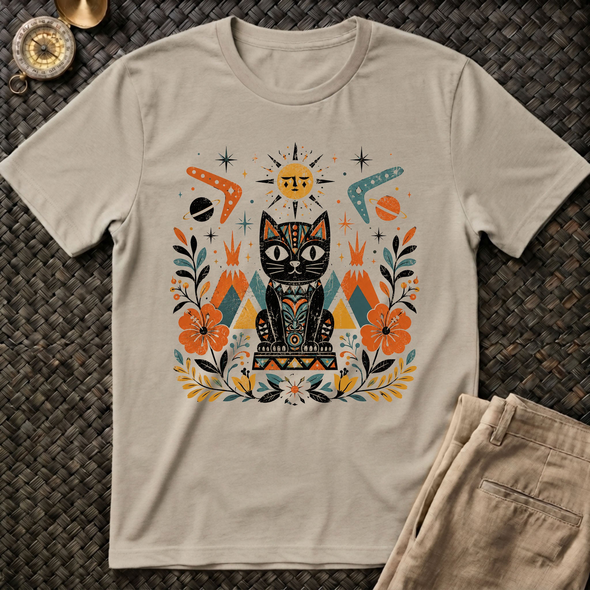 Tiki Cat T-Shirt