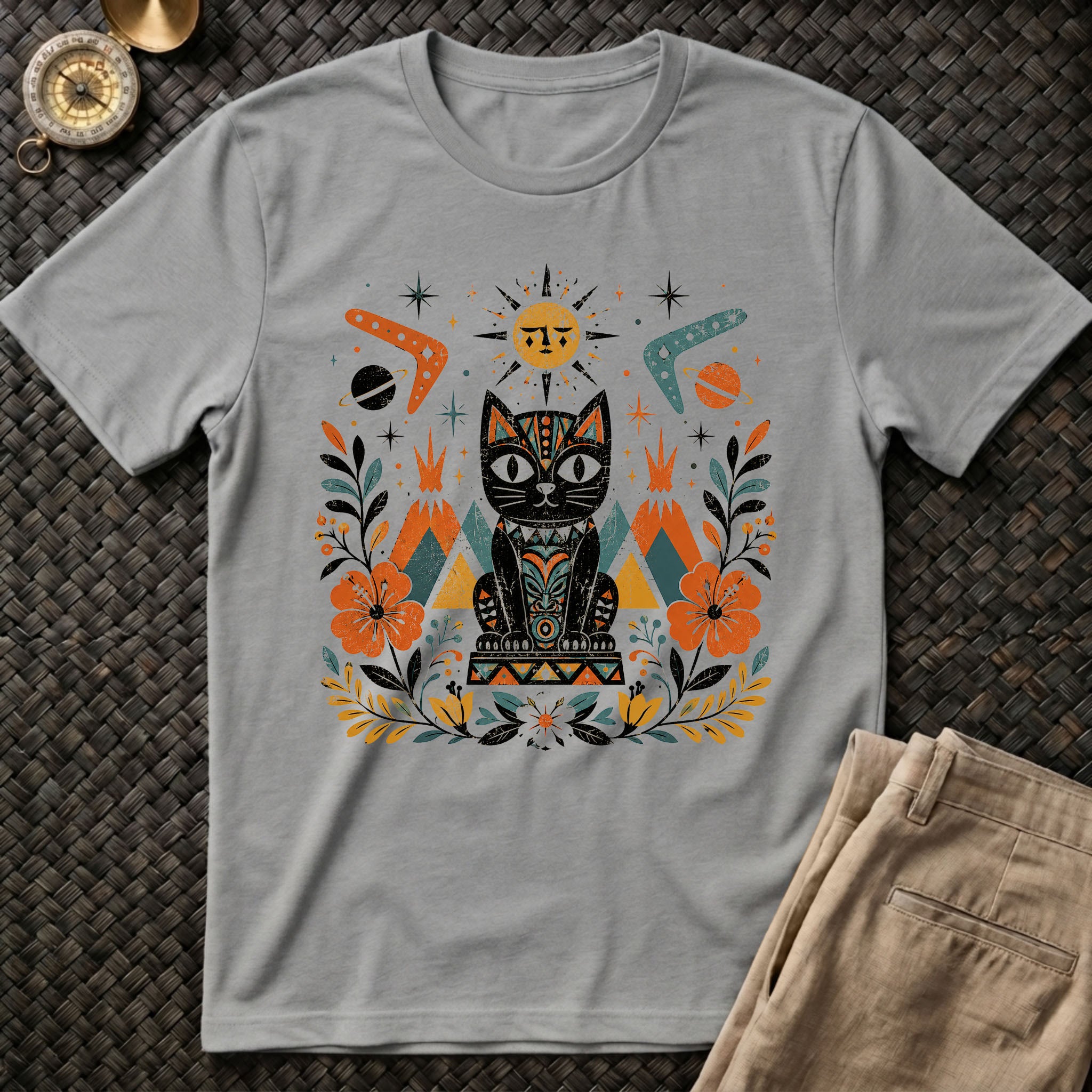 Tiki Cat T-Shirt