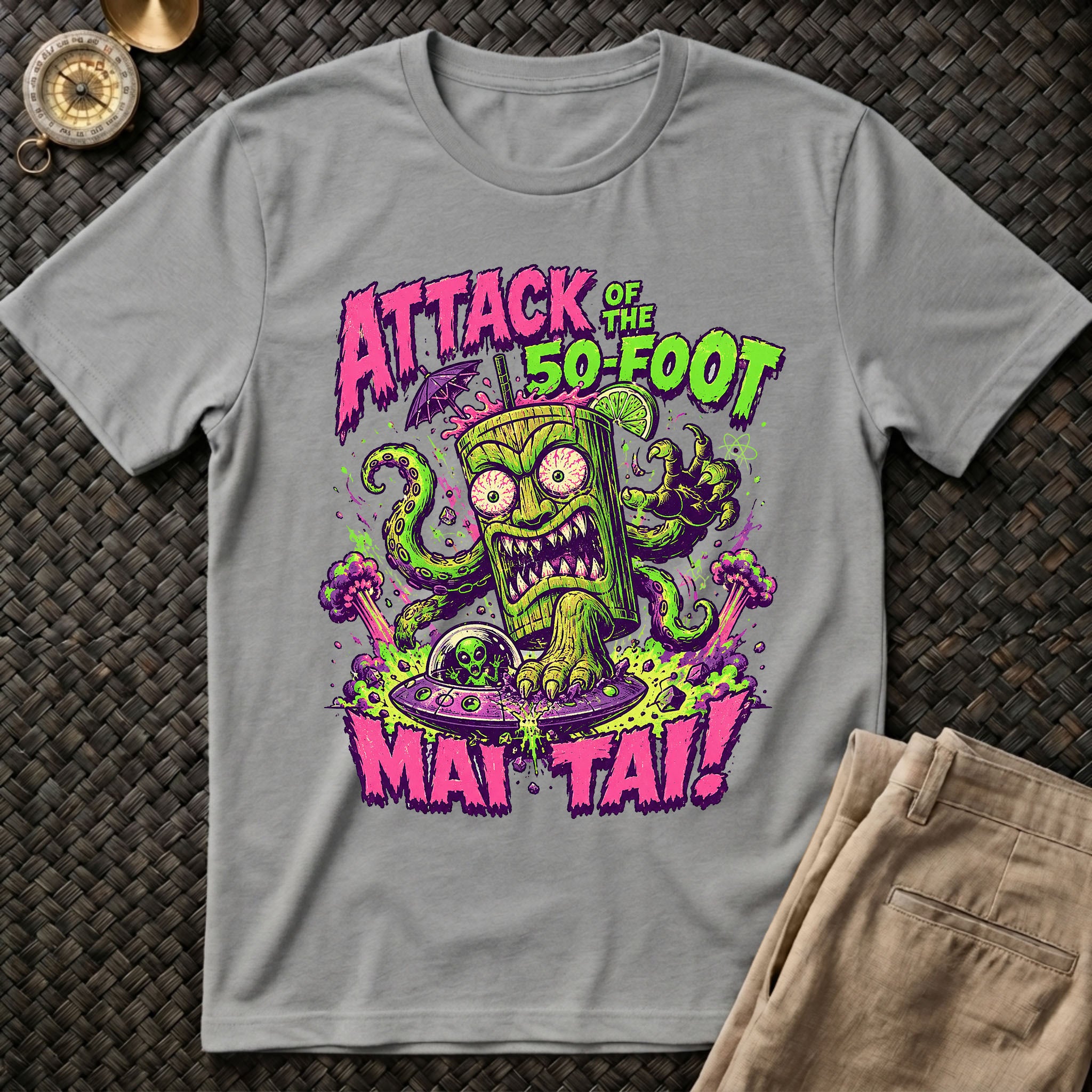 Attack of the 50 foot Mai Tai T-Shirt