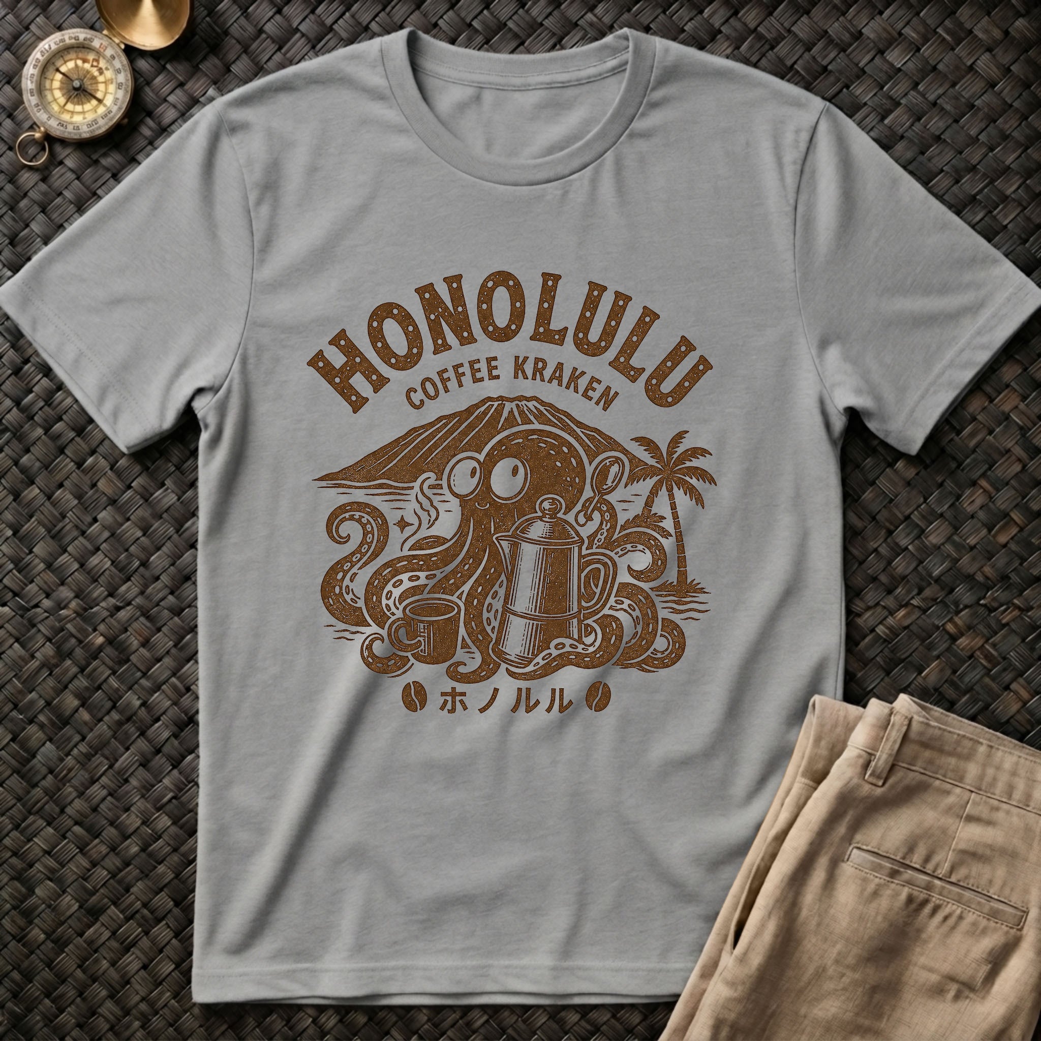 Honolulu Coffee Kraken T-Shirt
