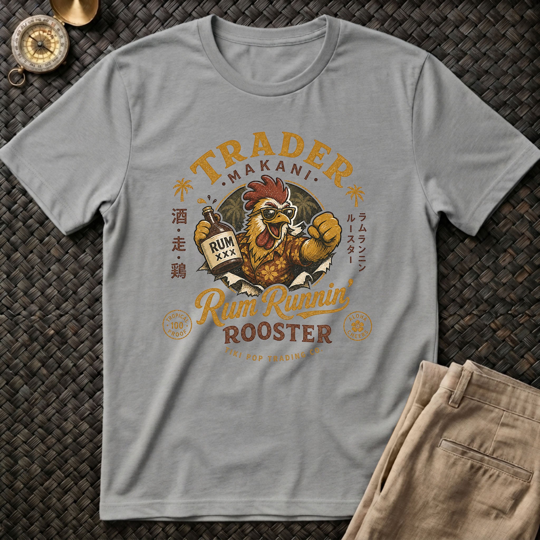 Rum Runnin' Rooster T-Shirt